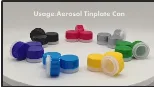 Factory Hot Sale 25.4mm Plastic Spray Screw Cap For Aerosol Tin Can