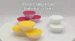 China Manufacturer wholesale 57mm Diameter Plastic Spout Cap For Oil Tins Cans