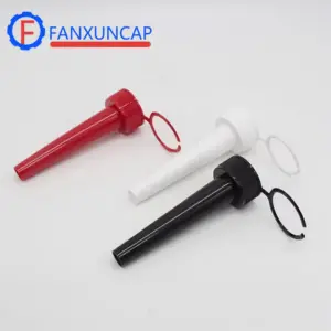 Wholesale Tin Can Accessories 32mm Pull Ring Plastic Caps With Plastic Funnel