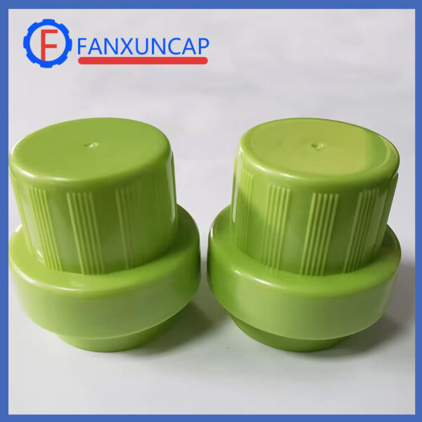 54mm plastic softener cap with measuring cup