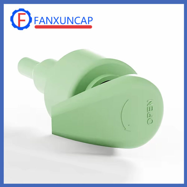 green lotion pump